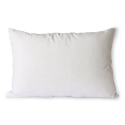 HKliving Striped Velvet Cushion Ice Blue (40x60)