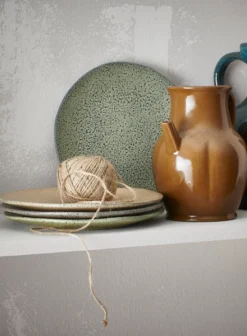 HKliving Gradient Ceramics Peach Dinner Plate