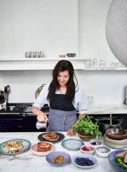 HKliving Home Chefs Ceramics Rustic Pink Bowl