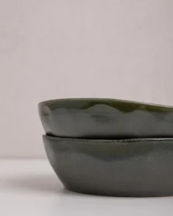 HKliving Ceramic 70 S Pasta Bowl Moss
