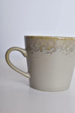 HKliving Ceramic 70s Cappucino Mug Bark
