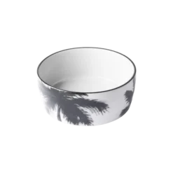 HKliving Palm Porcelain Bowl