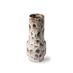 HKliving Retro Vase Lava White