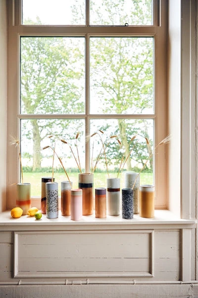 HKliving 70's Ceramics Vase Xs Pink 7 HKliving 70's Ceramics Vase Xs Pink