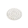 HKliving Round Swirl Bath Mat White