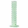 HKliving The Emeralds: Mint Green Glass Candle Holder Large