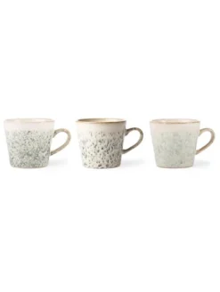 HKliving Ceramic 70 S Cappuccino Mug Hail