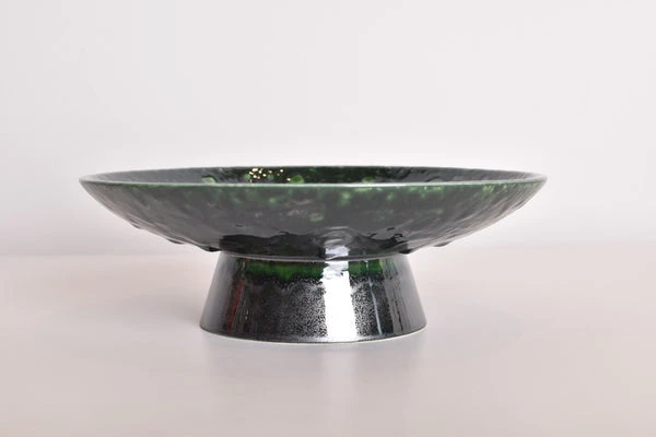 HKliving Ceramic Bowls L Dripping Green 5 HKliving Ceramic Bowls L Dripping Green