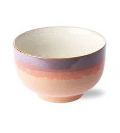 HKliving 70s Ceramic Noodle Sunset Bowl