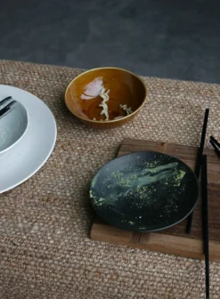 HKliving Kyoto Ceramics Japanese Soup Bowl In Brown 7 HKliving Kyoto Ceramics Japanese Soup Bowl In Brown