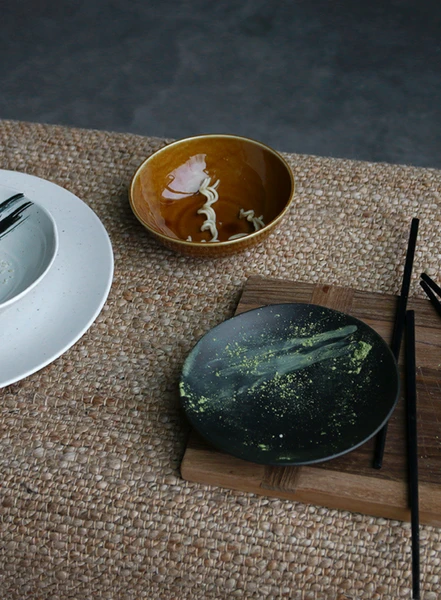 HKliving Kyoto Ceramics Japanese Soup Bowl In Brown 5 HKliving Kyoto Ceramics Japanese Soup Bowl In Brown