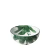 HKliving Bold & Basic Ceramics: Porcelain Bowl Palms, Green
