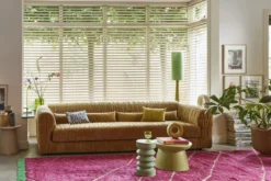 HKliving STONEWARE SIDE TABLE GREEN