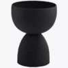 HKliving Black Metal Raised Cup Planter