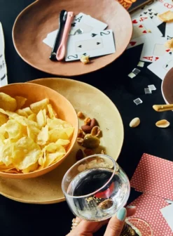 HKliving Bold & Basic Ceramics Side Plate In Brown