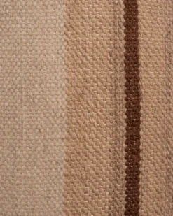 HKliving Hand Woven Wool Cushion Brown