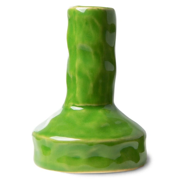 HKliving Ceramic Candle Holder | Small | Lime Green 4 HKliving Ceramic Candle Holder | Small | Lime Green