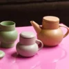 HKliving Pastel Bubble Tea Pot