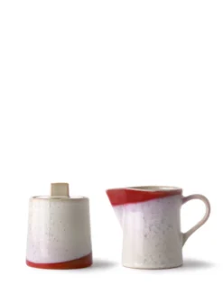 HKliving Ceramic 70s Milk Jug In Frost