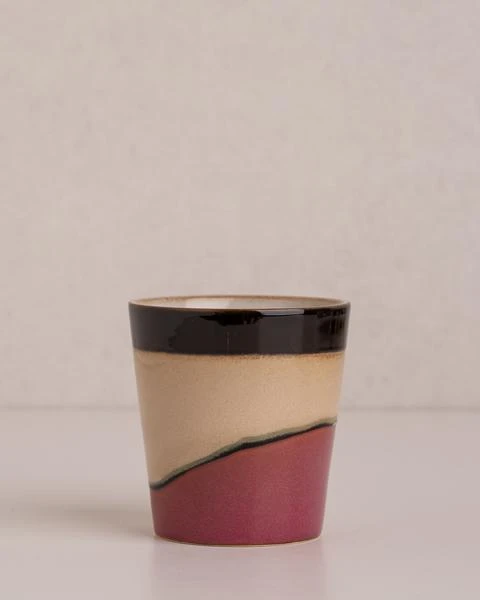 HKliving Ceramic 70 S Mug Set Of 6 4 HKliving Ceramic 70 S Mug Set Of 6