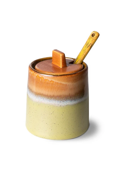 HKliving 70s Ceramics Berry/Peat Milk Jug & Sugar Pot 5 HKliving 70s Ceramics Berry/Peat Milk Jug & Sugar Pot