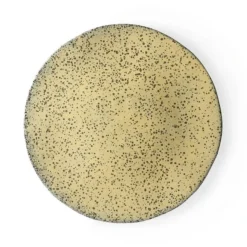 HKliving Gradient Ceramics: Dinner Plate Yellow