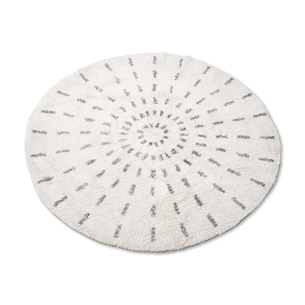 HKliving Round Bath Mat Swirl 120cm 3 HKliving Round Bath Mat Swirl 120cm