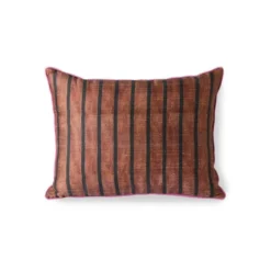 HKliving Doris Printed Silk Jungle Cushion