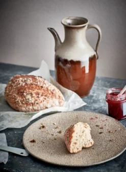 HKliving Gradient Ceramics Taupe Dinner Plate