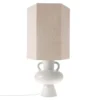 HKliving White Table Lamp Base With Handles