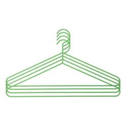 HKliving Clothing Hanger | Fern Green | Set of 4