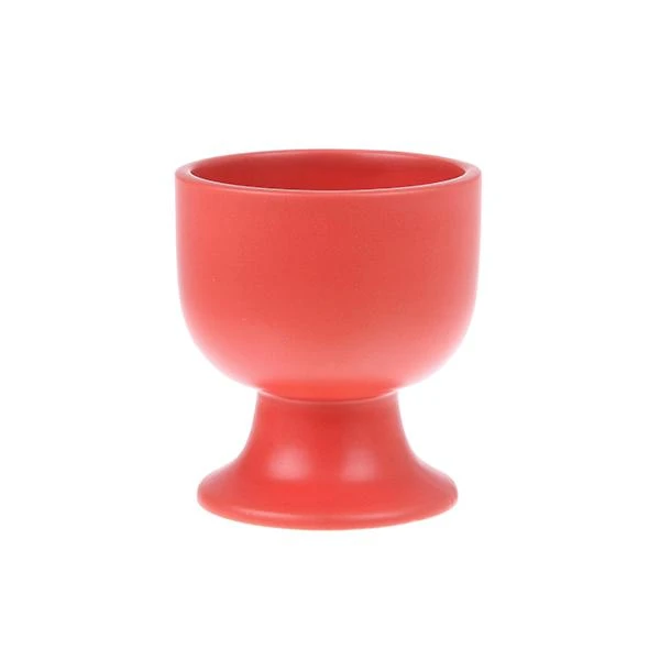HKliving Bold & Basic Ceramics: Mug On Base Matt Red 3 HKliving Bold & Basic Ceramics: Mug On Base Matt Red