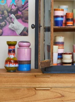 HKliving Ceramic 70s Reef Storage Jar