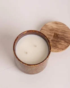 HKliving Ceramic Candle Floral Boudoir