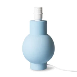 HKliving Ceramic Lamp Base | Ice Blue