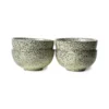 HKliving Gradient Ceramics: Bowl Green (Set of 4) 2 HKliving Gradient Ceramics: Bowl Green (Set of 4)
