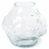 HKliving Cloud Vase Clear Glass Low