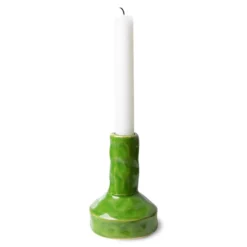 HKliving Lime Green Candle Holder