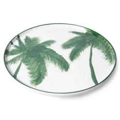 HKliving Palms Porcelain Dinner Plate