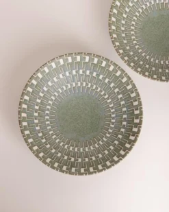 HKliving Japanese Ceramic Kyoto Salad Bowl 8 HKliving Japanese Ceramic Kyoto Salad Bowl