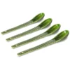 HKliving Ceramic Spoons | Textured Green | Set of 4 2 HKliving Ceramic Spoons | Textured Green | Set of 4