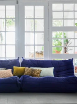 HKliving Dorris For Printed Brown Cushion