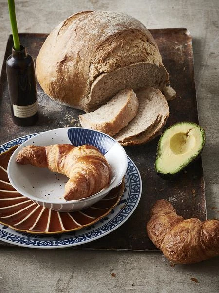 HKliving Indigo Glazed Ceramic Bowl 4 HKliving Indigo Glazed Ceramic Bowl