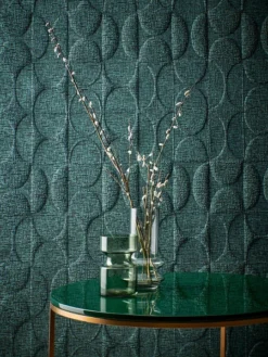 HKliving GREEN GLASS VASE M 9 HKliving GREEN GLASS VASE M