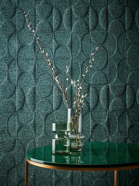 HKliving GREEN GLASS VASE M 6 HKliving GREEN GLASS VASE M