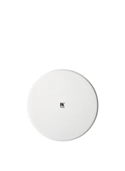 HKliving Bold & Basic Ceramics: Porcelain Side Plate Palms, Green