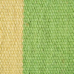 HKliving Hand Woven Green Wool Cushion