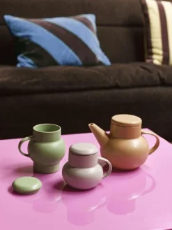 HKliving Putty Ceramic Bubble Teapot