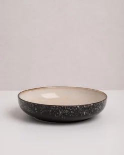 HKliving Beige Galaxy 70s Ceramic Salad Bowl 9 HKliving Beige Galaxy 70s Ceramic Salad Bowl