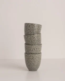 HKliving Gradient Ceramics Mug Green Set Of 4